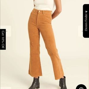 NWT ROLLAS CROP FLARE